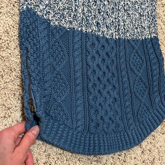 BNWOT LLBean Signature beautiful colorblock tunic sweater - women’s XXS! - Picture 5 of 6